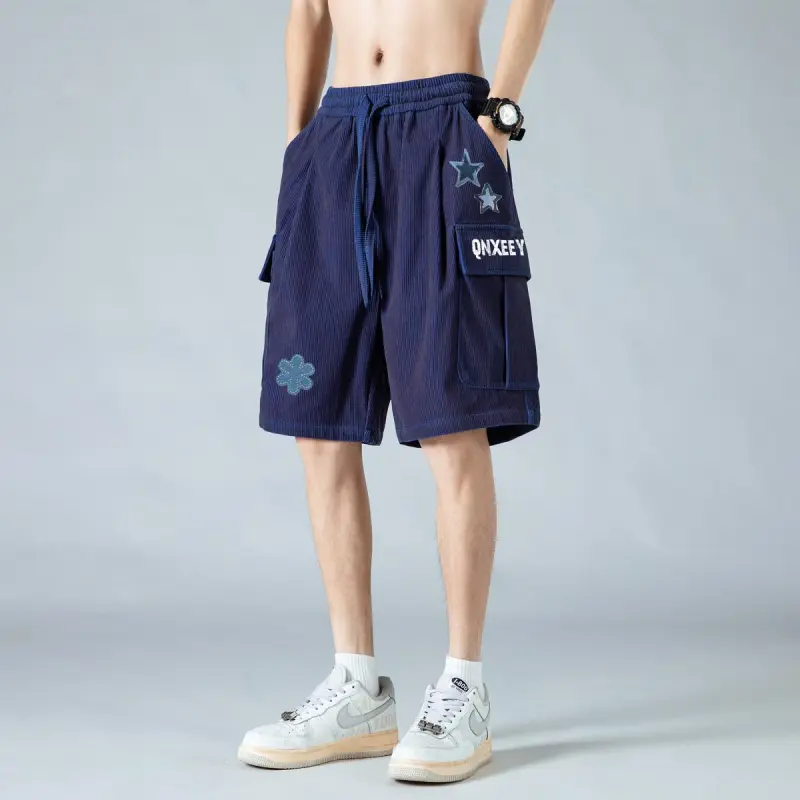 Qnxeey Casual Shorts Unisex-17