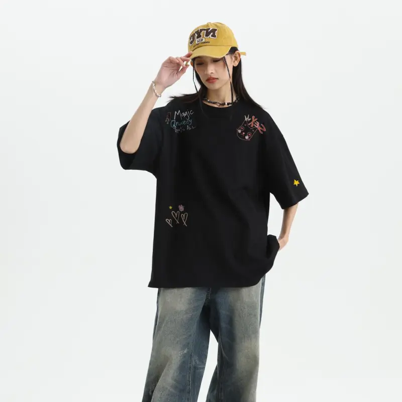 Qnxeey T Shirts Unisex-2