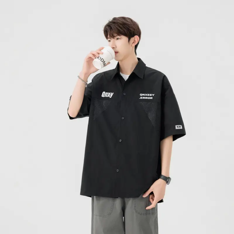 Qnxeey Shirts Unisex-4