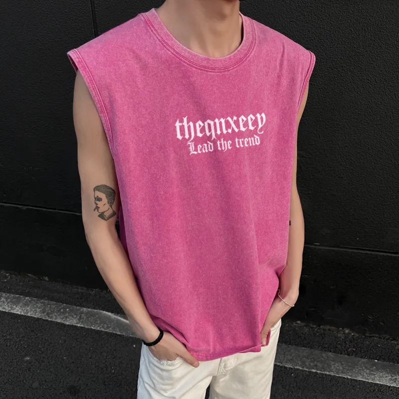 Qnxeey Tank Tops Unisex-11
