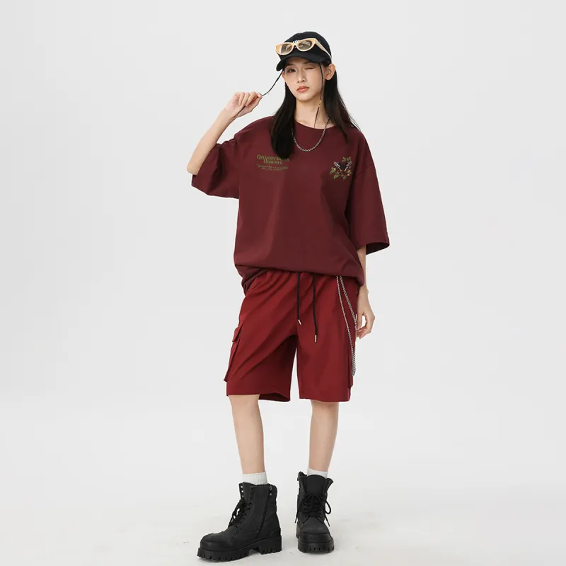 Qnxeey T Shirts Unisex-23