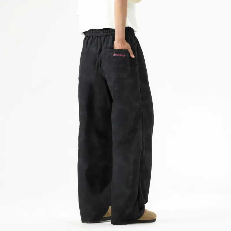 Qnxeey Casual Pants Unisex-4