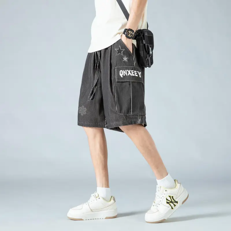 Qnxeey Casual Shorts Unisex-2