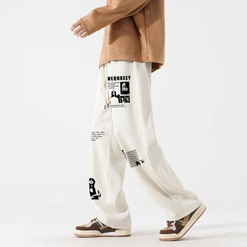 Qnxeey Casual Pants Unisex-20