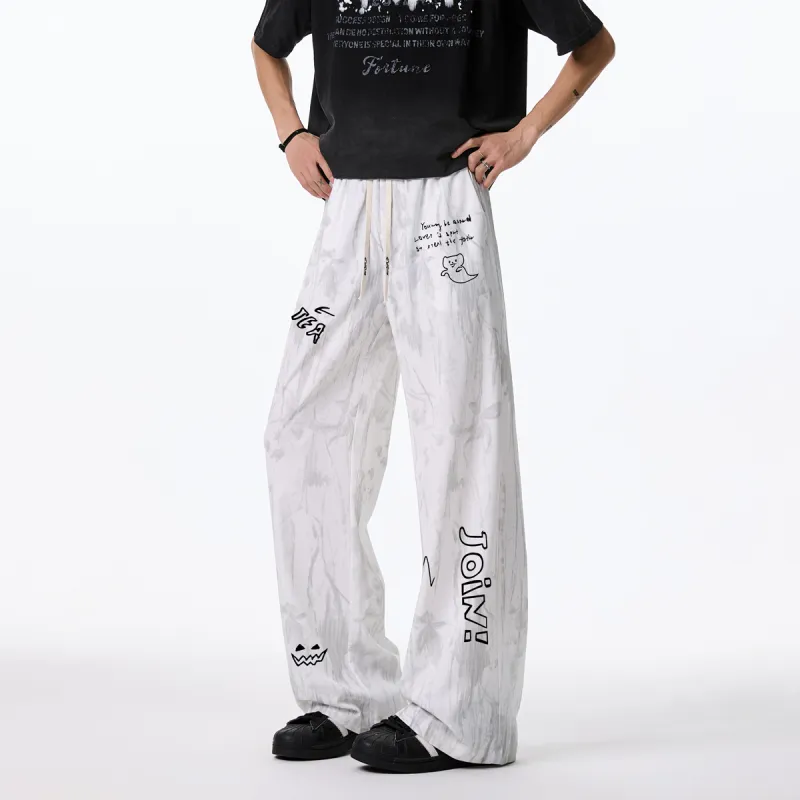 Qnxeey Casual Pants Unisex-10