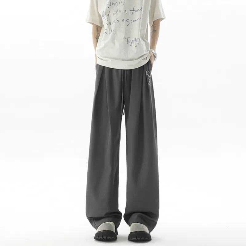 Qnxeey Casual Pants Unisex-7