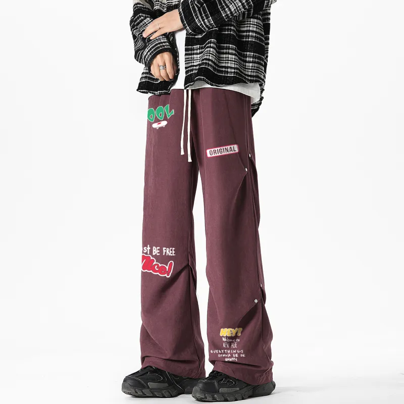 Qnxeey Casual Pants Unisex-31