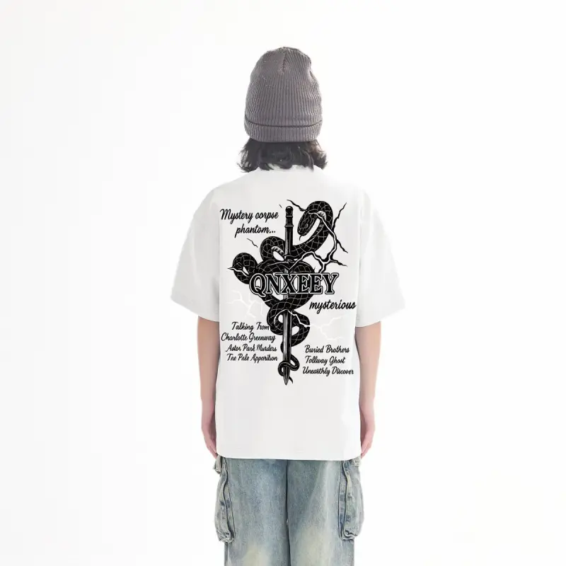 Qnxeey T Shirts Unisex-8