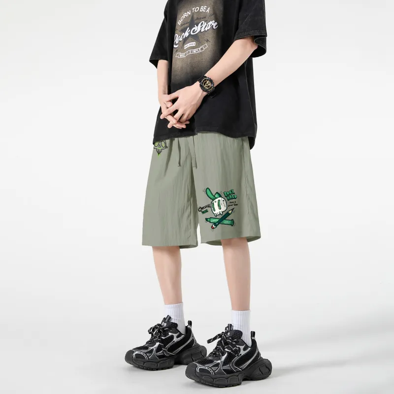 Qnxeey Casual Shorts Unisex-9
