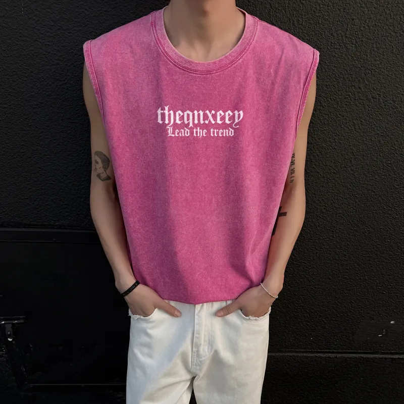 Qnxeey Tank Tops Unisex-14