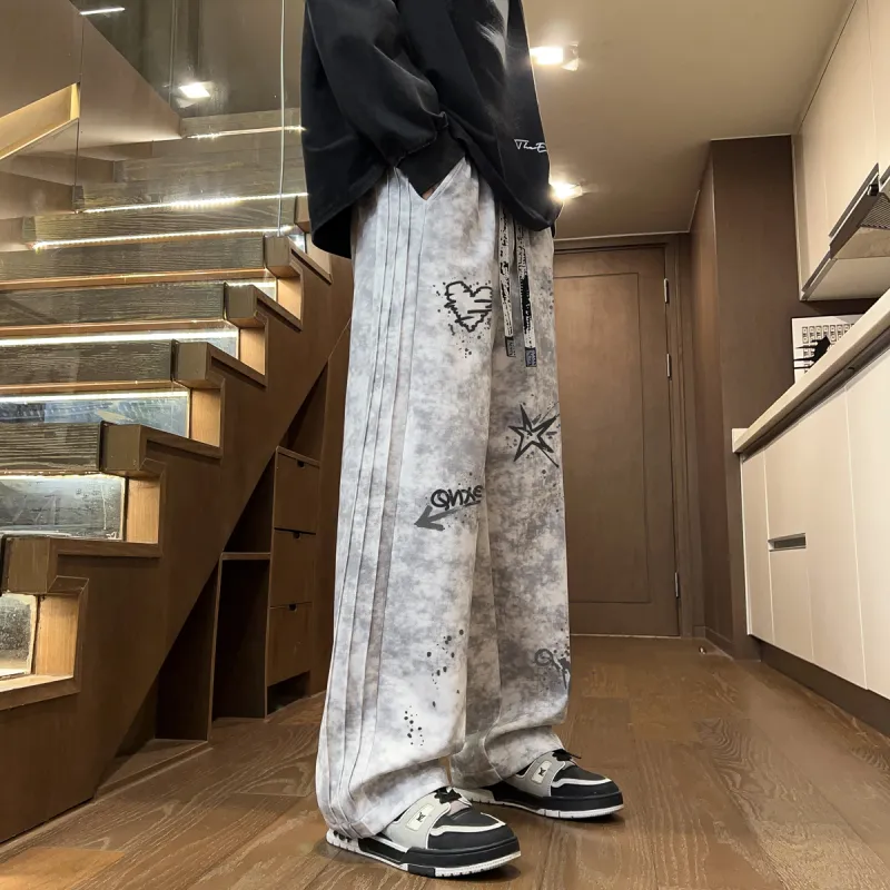 Qnxeey Casual Pants Unisex-8