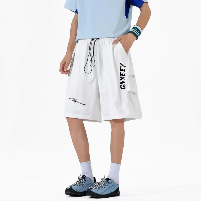 Qnxeey Casual Shorts Unisex-22