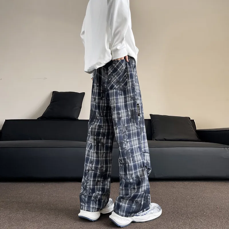 Qnxeey Casual Pants Unisex-13
