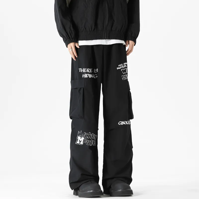 Qnxeey Cargo Pants Unisex-11