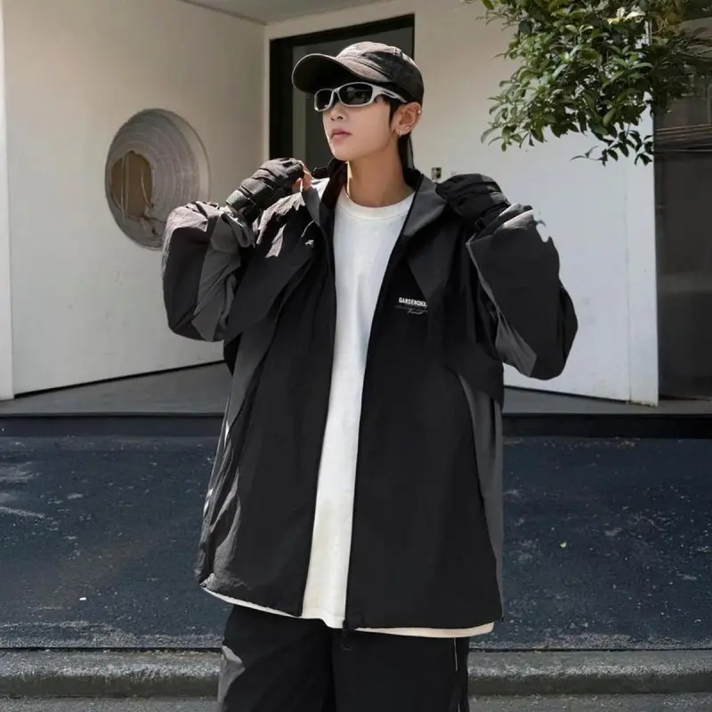 Qnxeey Breathable UV Protection Sun Protection Clothing Unisex-2