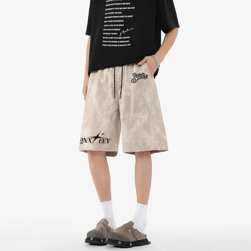 Qnxeey Casual Shorts Unisex-14