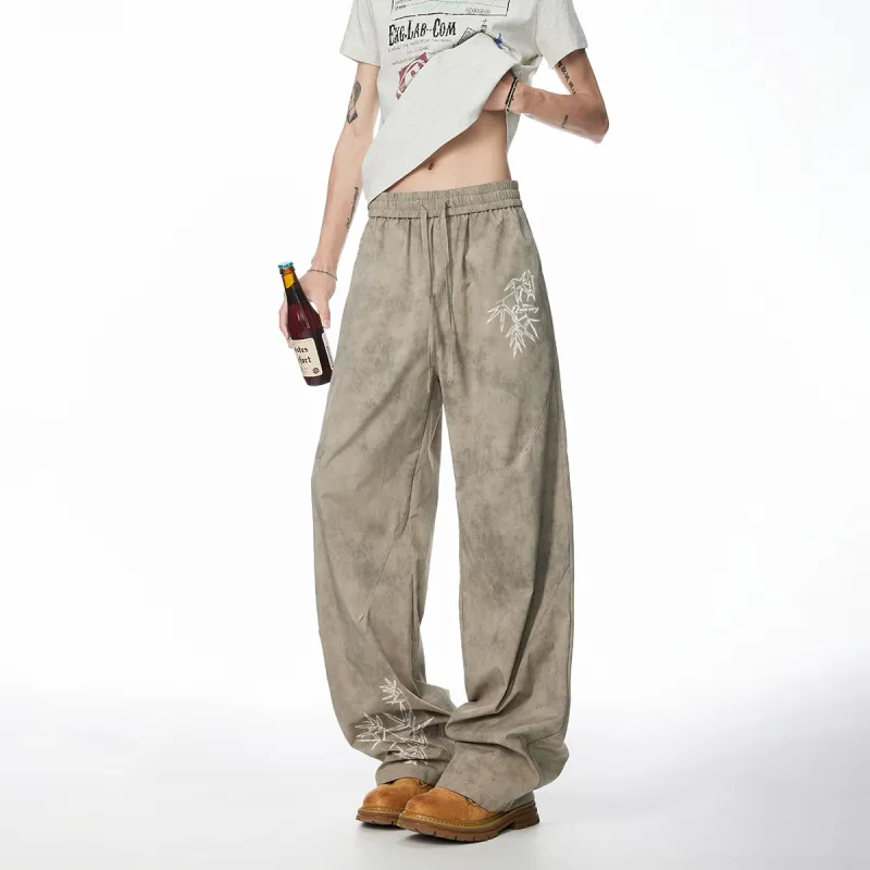 Qnxeey Casual Pants Unisex-11