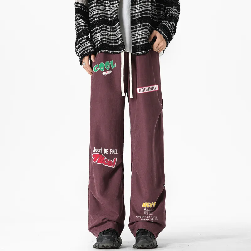 Qnxeey Casual Pants Unisex-30