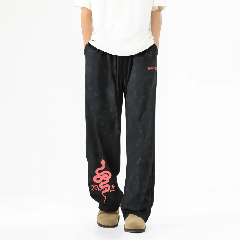 Qnxeey Casual Pants Unisex-2