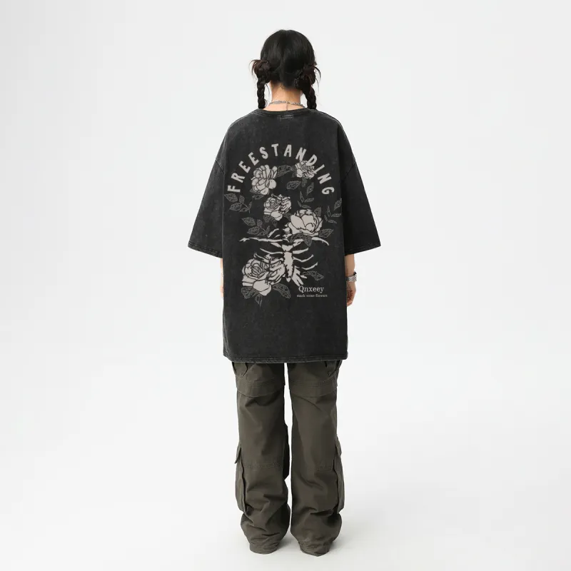 Qnxeey T Shirts Unisex-14