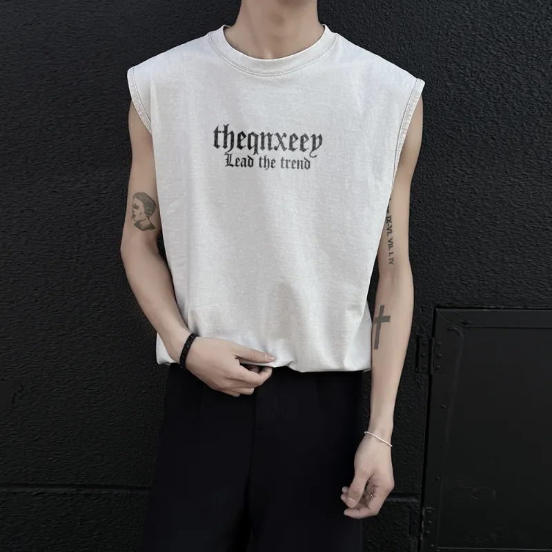 Qnxeey Tank Tops Unisex-8