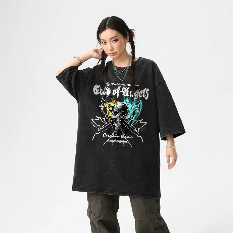 Qnxeey T Shirts Unisex-19