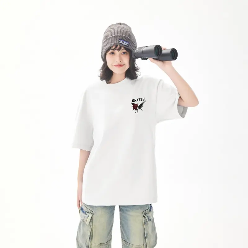 Qnxeey T Shirts Unisex-8