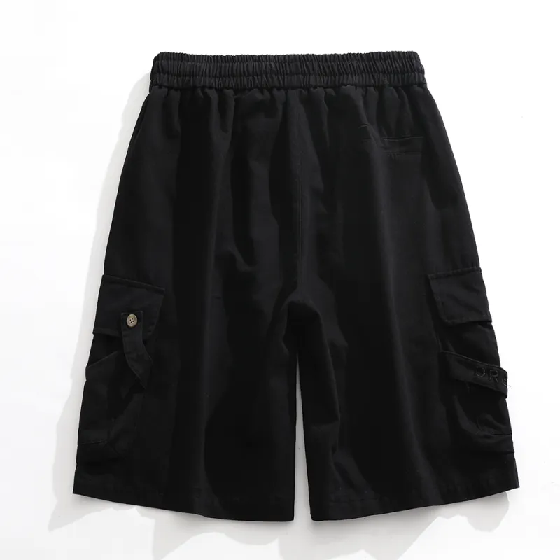Qnxeey Cargo Shorts Unisex-1