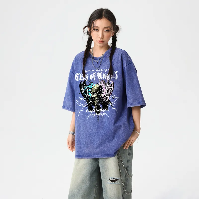 Qnxeey T Shirts Unisex-8