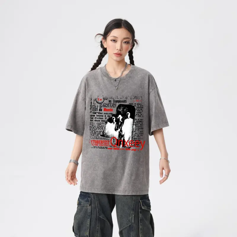 Qnxeey T Shirts Unisex-8
