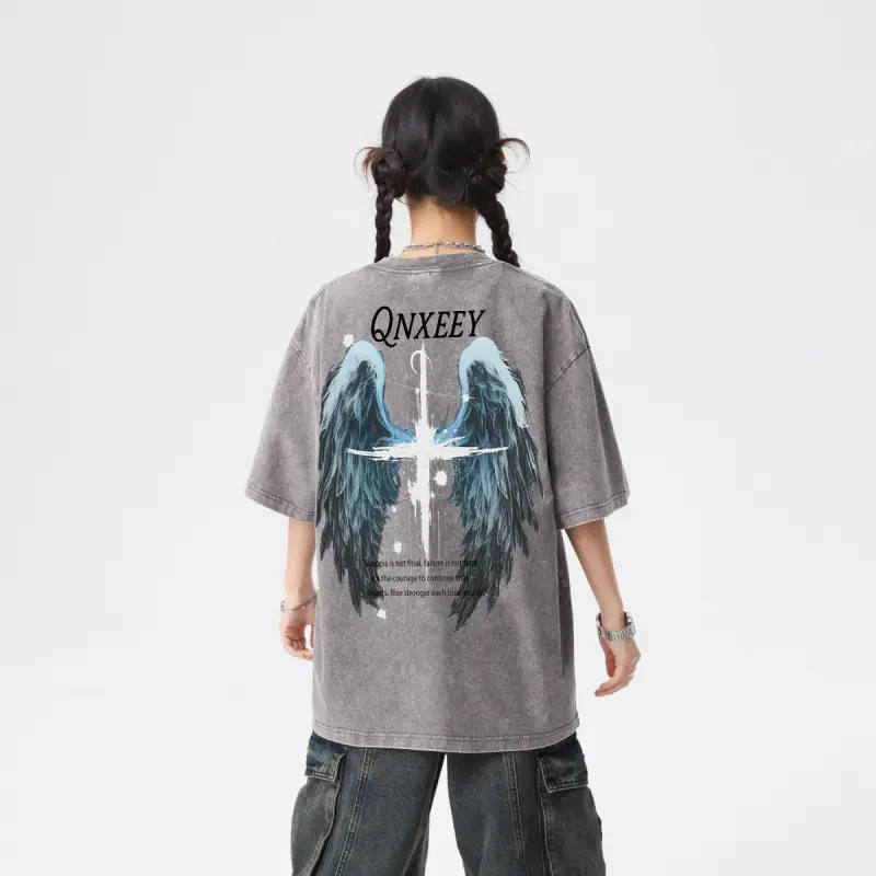 Qnxeey T Shirts Unisex-8