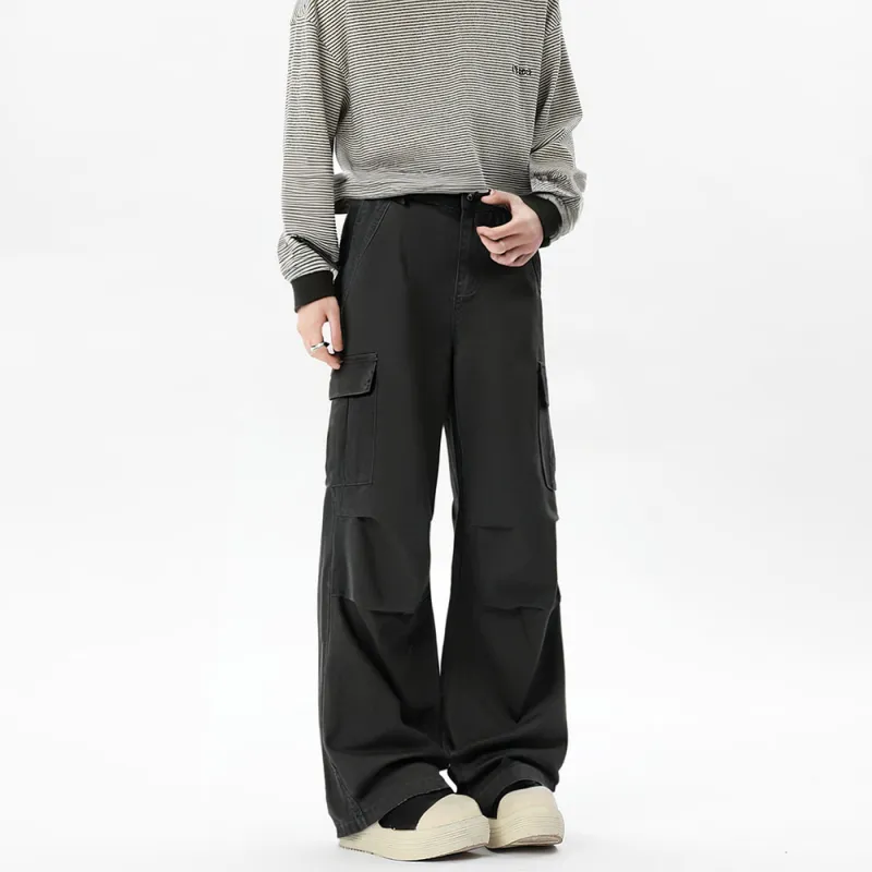 Qnxeey Cargo Pants Unisex-11