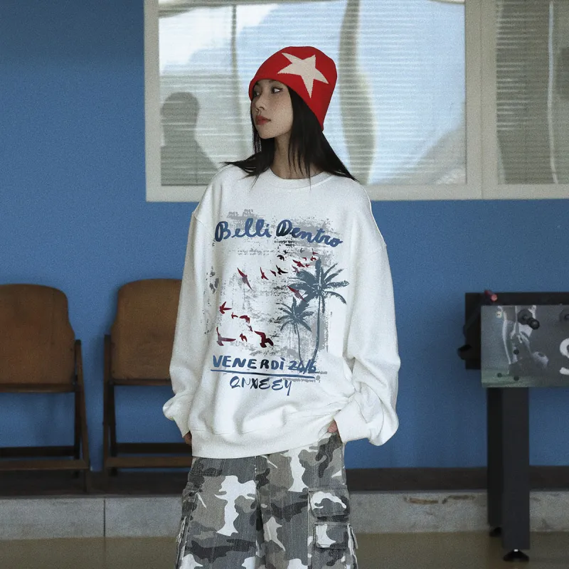 Qnxeey Sweatshirts Unisex-10