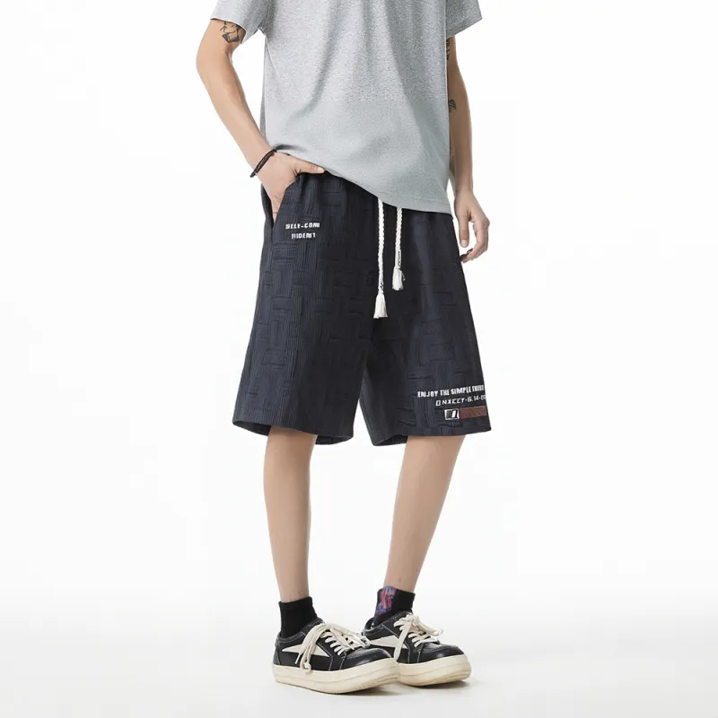 Qnxeey Casual Shorts Unisex-16