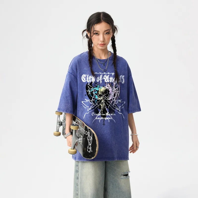 Qnxeey T Shirts Unisex-9