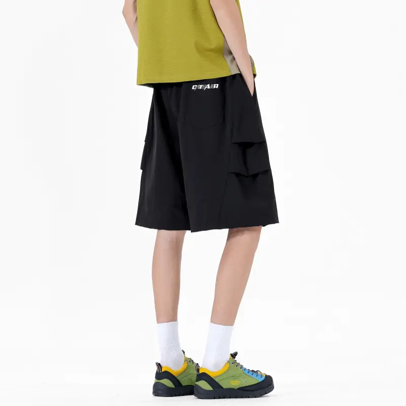Qnxeey Casual Shorts Unisex-4