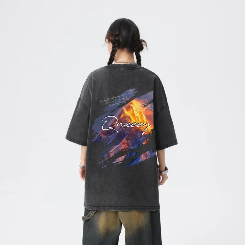 Qnxeey T Shirts Unisex-2