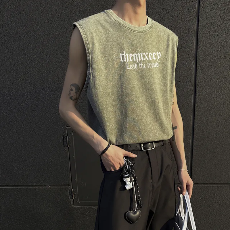 Qnxeey Tank Tops Unisex-19