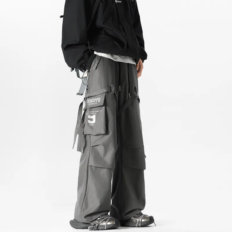 Qnxeey Cargo Pants Unisex-11