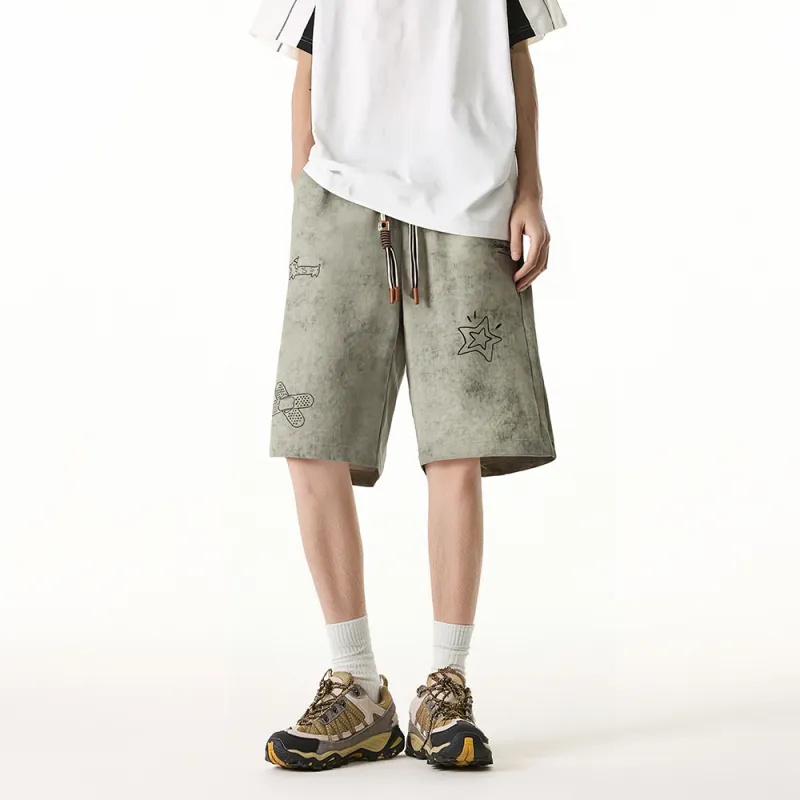 Qnxeey Casual Shorts Unisex-16