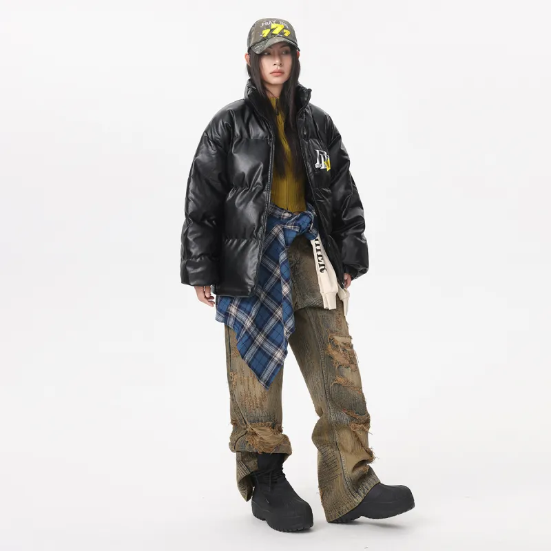 Qnxeey Puffer Jackets Unisex-2