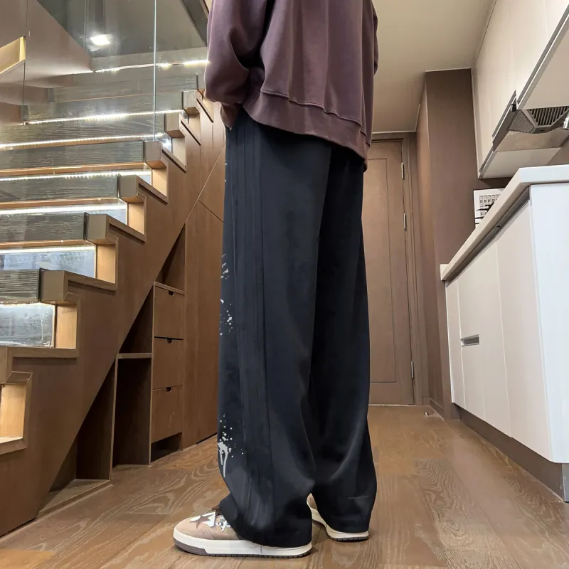 Qnxeey Casual Pants Unisex-4