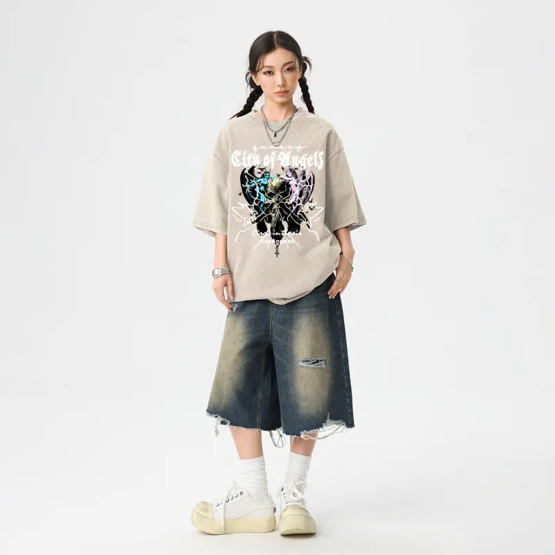 Qnxeey T Shirts Unisex-2
