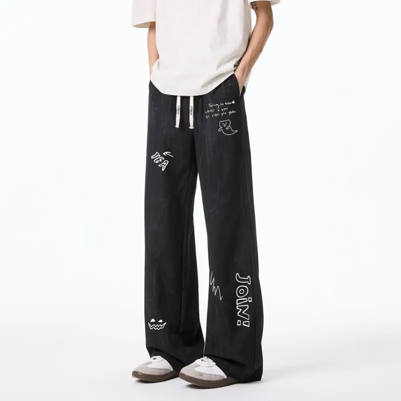 Qnxeey Casual Pants Unisex-3