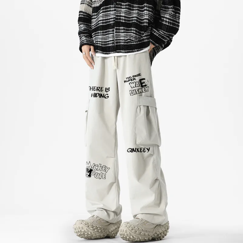Qnxeey Cargo Pants Unisex-4