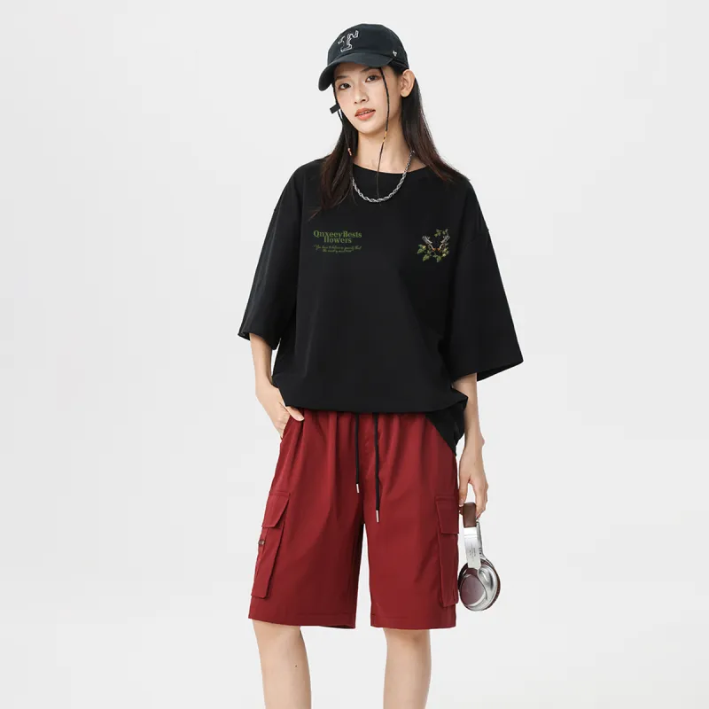 Qnxeey T Shirts Unisex-4