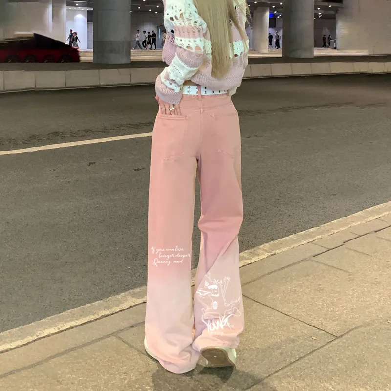 Qnxeey Jeans Unisex-16
