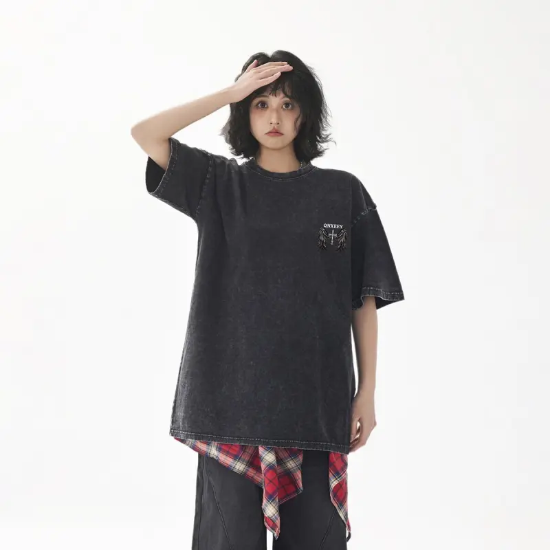 Qnxeey T Shirts Unisex-3