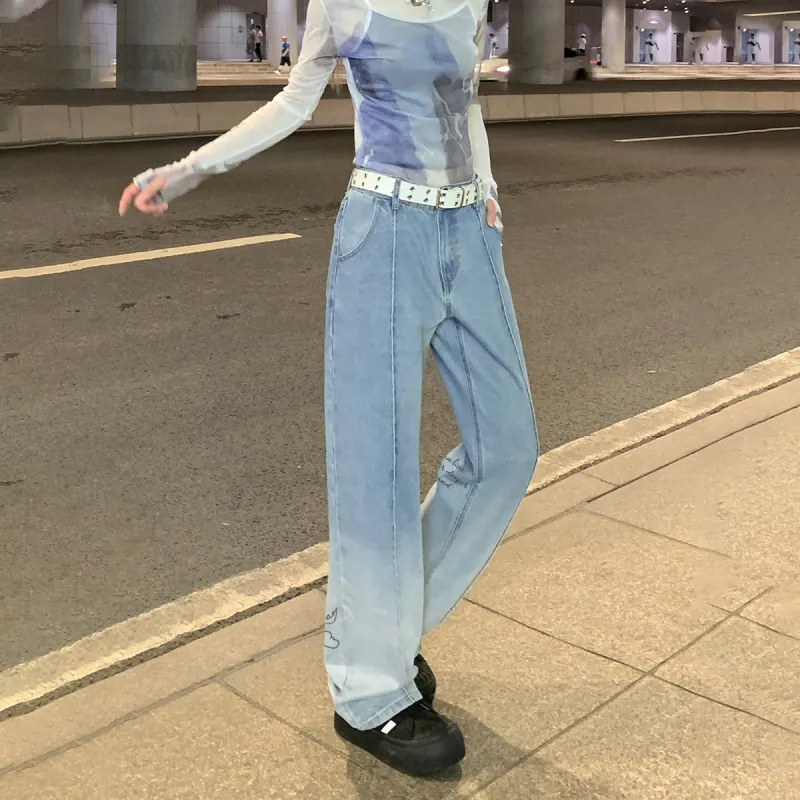 Qnxeey Jeans Unisex-25