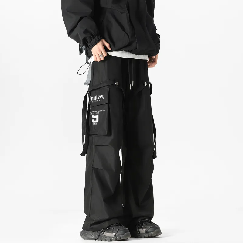 Qnxeey Cargo Pants Unisex-4